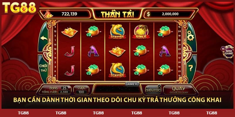 Bạn cần dành thời gian theo dõi chu kỳ trả thưởng công khai 