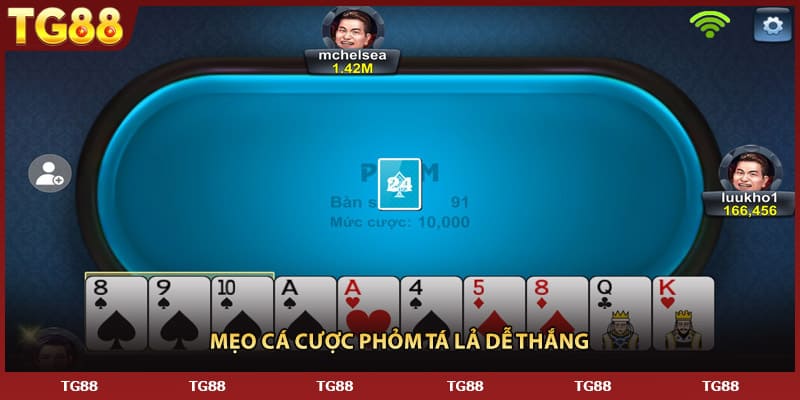 Mẹo cá cược phỏm tá lả dễ thắng