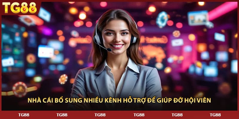 Nhà cái bổ sung nhiều kênh hỗ trợ để giúp đỡ hội viên 